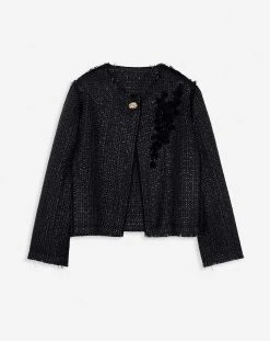 Lanvin EMBROIDERED CROPPED JACKET