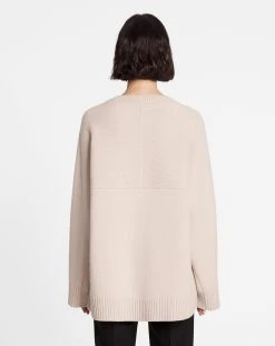 Lanvin WOOL AND CASHMERE ROUND-NECK CAPE SWEATER -Lanvin Fashion rw po0003 k400 a23030 e b4abb1b3 bd3b 455d a9b9 ef12cbca6e33