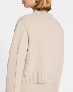 Lanvin CROPPED WOOL AND CASHMERE CREWNECK SWEATER -Lanvin Fashion rw po0006 k400 a23030 e b9522753 b05f 47b7 ab3c f9ae03d27f0a