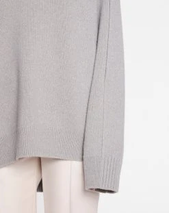 Lanvin ROUND NECK CAPE BACK JUMPER IN WOOL AND CASHMERE -Lanvin Fashion rw po0018 k102 p2312f