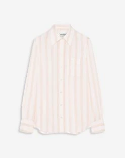 Lanvin CLASSIC STRIPED SILK SHIRT