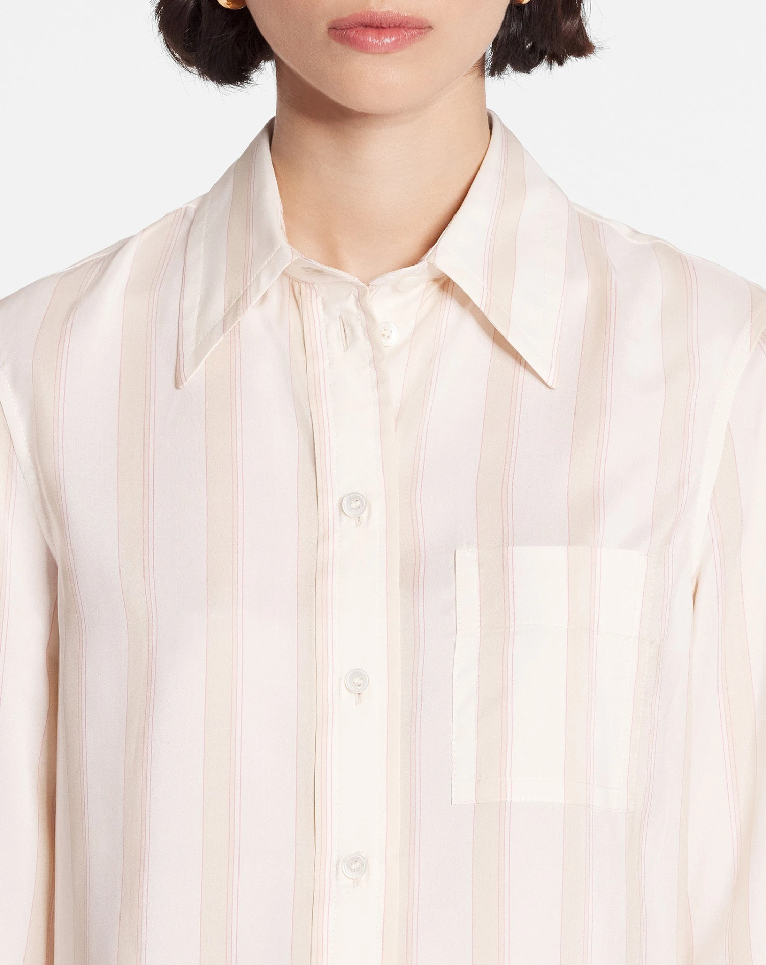 Lanvin CLASSIC STRIPED SILK SHIRT 7 Lanvin CLASSIC STRIPED SILK SHIRT - Image 5