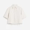 Lanvin BOXY DENIM SHIRT WITH EMBROIDERY -Lanvin Fashion rw si0115 d061 e2302 a