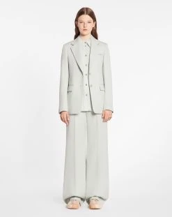 Lanvin LONG SLEEVE SHIRT WITH EMBROIDERED POCKET -Lanvin Fashion rw si9009 5584 p23401b 8c8e8115 c2d2 46f8 9461 54a3a9e64ecc