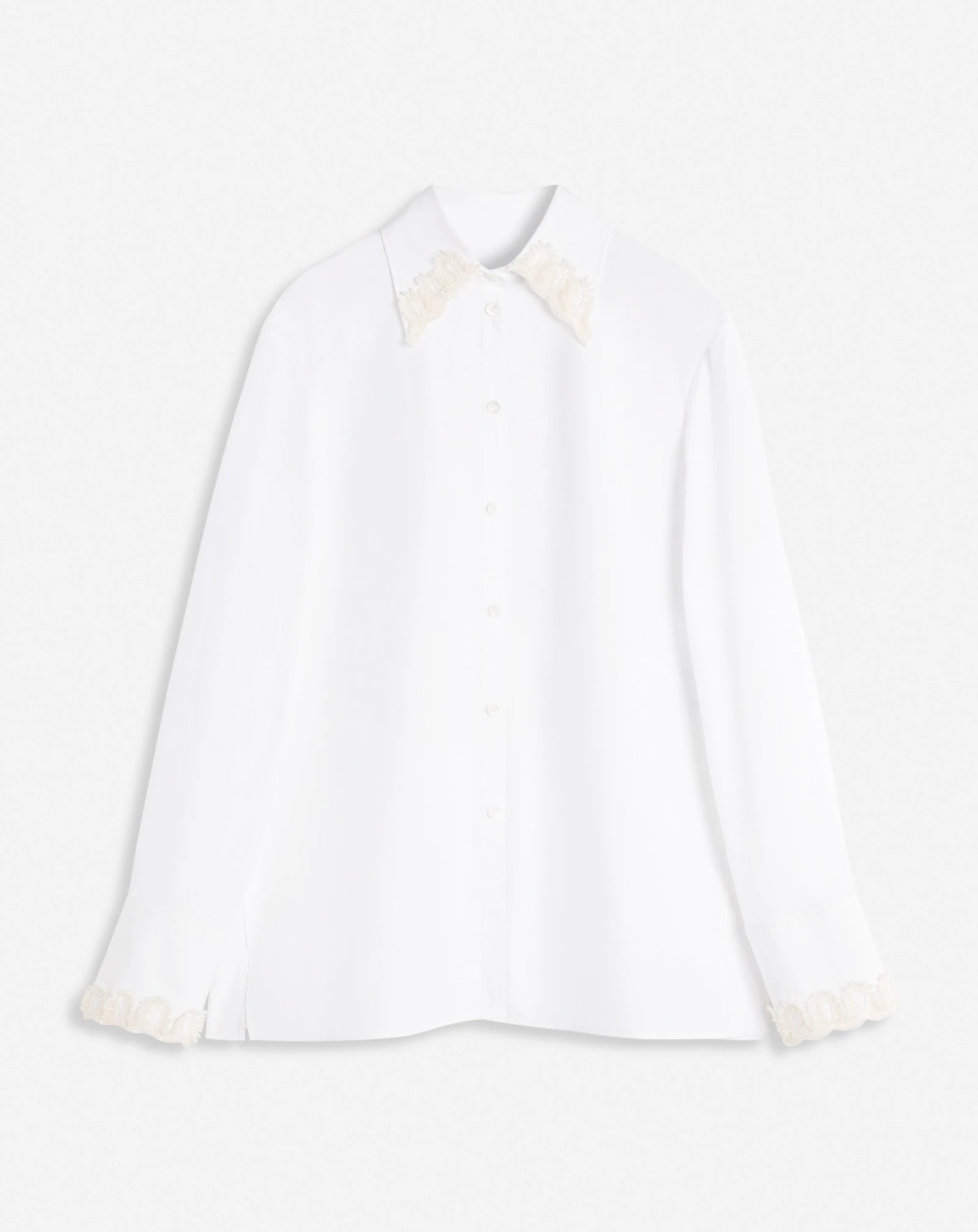 Lanvin LONG SLEEVE EMBROIDERED SHIRT IN POPLIN 3 Lanvin LONG SLEEVE EMBROIDERED SHIRT IN POPLIN