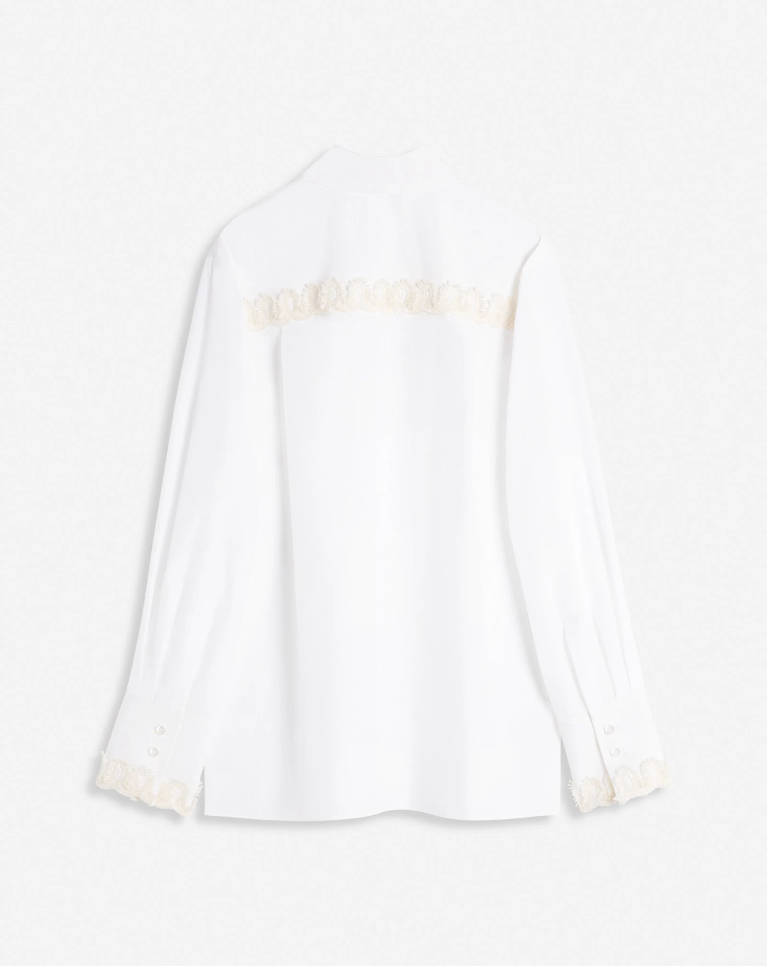 Lanvin LONG SLEEVE EMBROIDERED SHIRT IN POPLIN 4 Lanvin LONG SLEEVE EMBROIDERED SHIRT IN POPLIN - Image 2