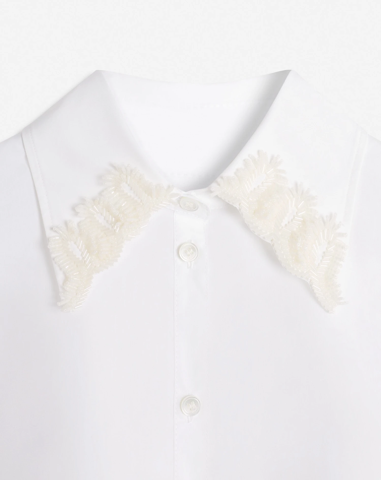 Lanvin LONG SLEEVE EMBROIDERED SHIRT IN POPLIN 5 Lanvin LONG SLEEVE EMBROIDERED SHIRT IN POPLIN - Image 3