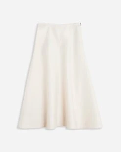 Lanvin FLARE MAXI SKIRT IN WOOL AND SILK