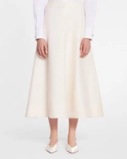 Lanvin FLARE MAXI SKIRT IN WOOL AND SILK -Lanvin Fashion rw st0002 5580 p23001c