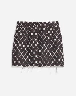 Lanvin PRINTED STRAIGHT MINI SKIRT