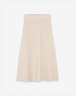Lanvin FLARED MIDI SKIRT IN WOOL AND CASHMERE
