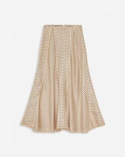 Lanvin LONG PRINTED FLARED SKIRT