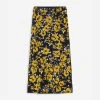 Lanvin PRINTED SILK AND COTTON MIDI SKIRT