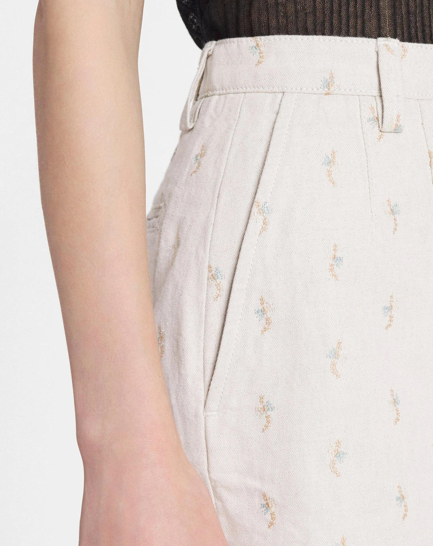 Lanvin DENIM MINI SKIRT WITH EMBROIDERY 7 Lanvin DENIM MINI SKIRT WITH EMBROIDERY - Image 5