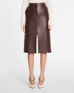 Lanvin STRAIGHT LEATHER MIDI SKIRT -Lanvin Fashion rw st0205 l047 a23652 c c704dea0 7daa 483e b65a 8bd6e7c0b612