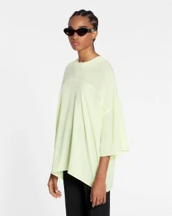 Lanvin ROUND NECK SS BLOUSE IN SILK -Lanvin Fashion rw to0004 4868 p2387c