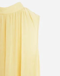 Lanvin SLEEVELESS JACQUARD CHARMEUSE TOP -Lanvin Fashion rw to0010 5642 e23810 f