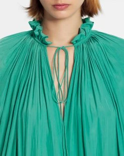 Lanvin CHARMEUSE BLOUSE WITH LONG SLEEVES -Lanvin Fashion rw to0015 4778 a23461 e