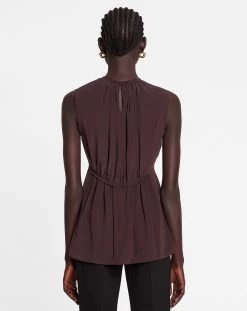 Lanvin FITTED SLEEVELESS TOP -Lanvin Fashion rw to0016 5735 a23652 d ccf054f0 37bf 4b4f bc68 031f24001083