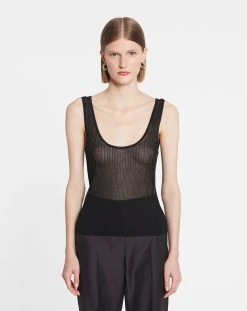 Lanvin SHEER KNIT TANK -Lanvin Fashion rw to0016 k403 e2310 c