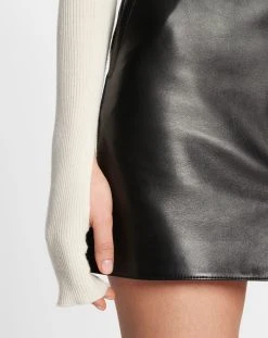 Lanvin CASHMERE AND SILK LONG-SLEEVE TOP -Lanvin Fashion rw to0020 k008 a2202e