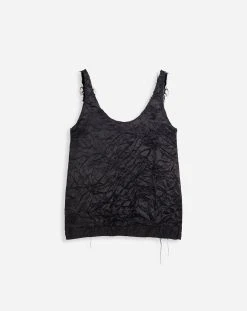 Lanvin CRINKLED SATIN TANK