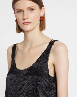 Lanvin CRINKLED SATIN TANK 11 Lanvin CRINKLED SATIN TANK -Lanvin Fashion rw to0027 5660 e2310 d 1