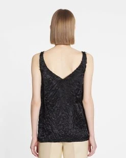 Lanvin CRINKLED SATIN TANK 12 Lanvin CRINKLED SATIN TANK -Lanvin Fashion rw to0027 5660 e2310 e 34144ce3 fcbd 4f9a 8ea0 56193de72ed4