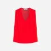 Lanvin SLEEVELESS V NECK TOP 1 Lanvin SLEEVELESS V NECK TOP -Lanvin Fashion rw to0106 5609 p2337a