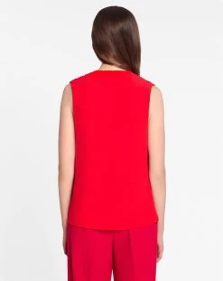Lanvin SLEEVELESS V NECK TOP -Lanvin Fashion rw to0106 5609 p2337d