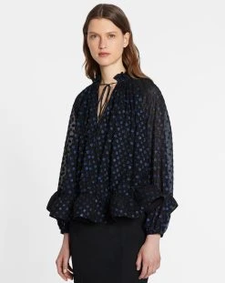 Lanvin LONG SLEEVE PRINTED CHARMEUSE BLOUSE 9 Lanvin LONG SLEEVE PRINTED CHARMEUSE BLOUSE -Lanvin Fashion rw to0115 5506 h221024 c 3bddb71b 712f 44bd 8290 f6dc75b006e7