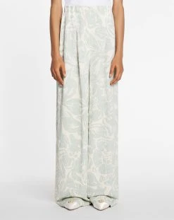 Lanvin PRINTED WIDE LEG PANT 9 Lanvin PRINTED WIDE LEG PANT -Lanvin Fashion rw tr0107 5608 p23401c