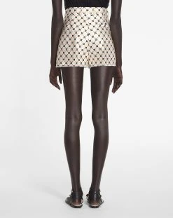 Lanvin PRINTED SATIN MINI SHORTS -Lanvin Fashion rw tr0216 5683 e23002 d 390f101d 1eed 4bc1 9bbc 386eb8a6bafe
