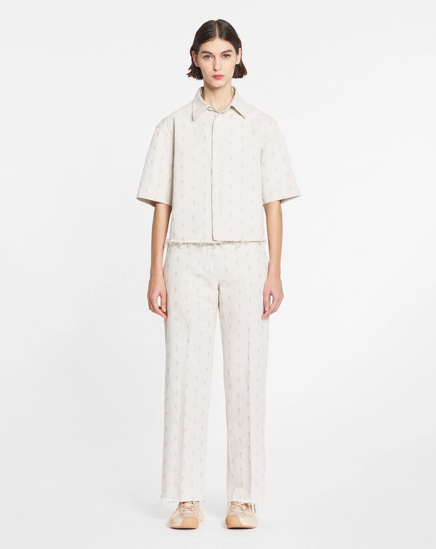 Lanvin DENIM PANTS WITH EMBROIDERY 4 Lanvin DENIM PANTS WITH EMBROIDERY - Image 2