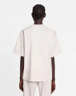 OVERSIZED LANVIN PARIS EMBROIDERED T-SHIRT 10 OVERSIZED LANVIN PARIS EMBROIDERED T-SHIRT -Lanvin Fashion rw ts0022 j208 a2304 d