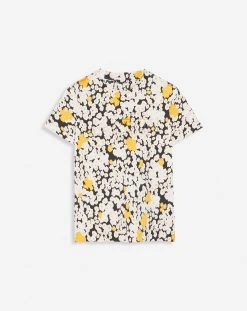 OVERPRINTED CLASSIC T-SHIRT WITH LANVIN PARIS EMBROIDERY