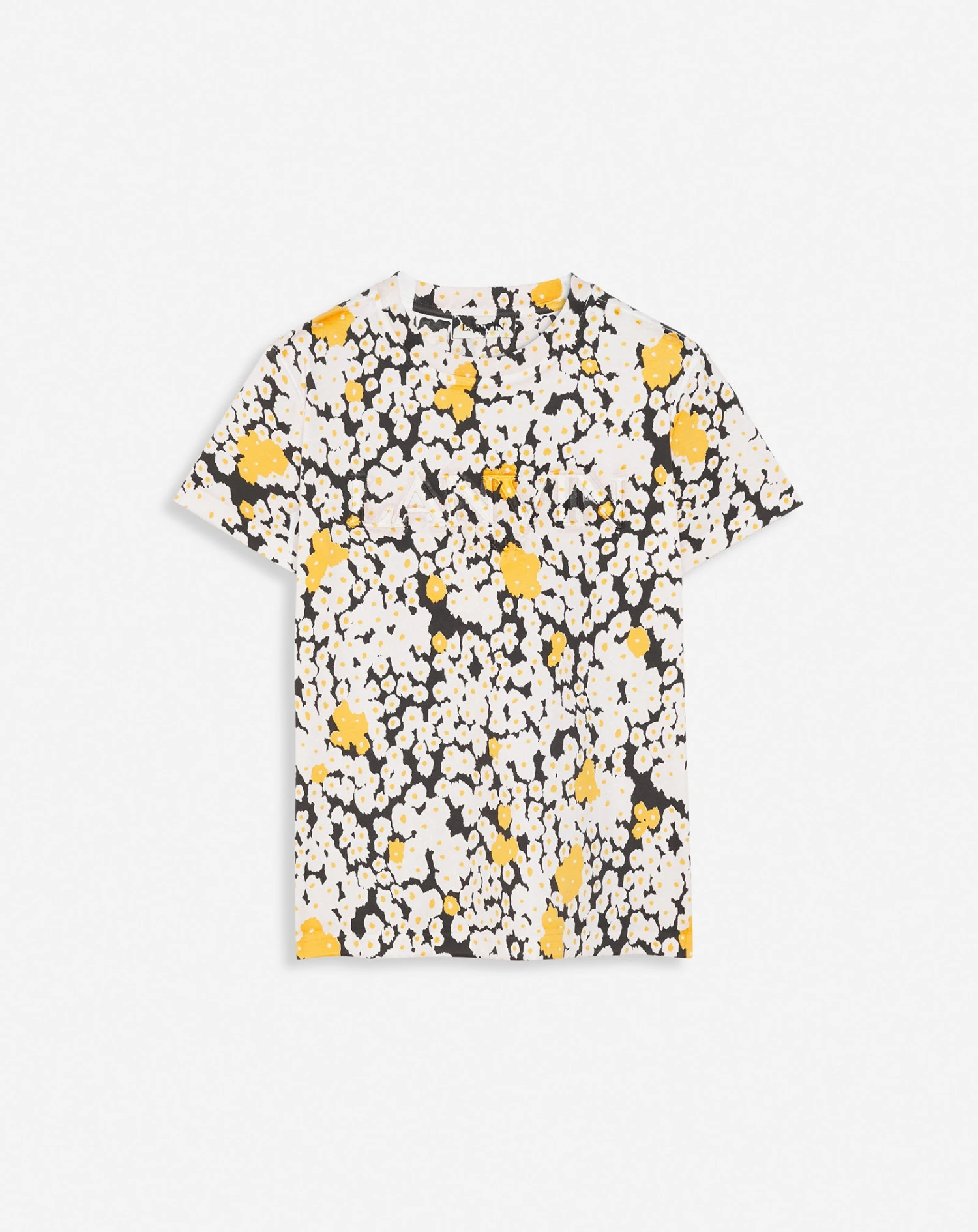 OVERPRINTED CLASSIC T-SHIRT WITH LANVIN PARIS EMBROIDERY 3 OVERPRINTED CLASSIC T-SHIRT WITH LANVIN PARIS EMBROIDERY