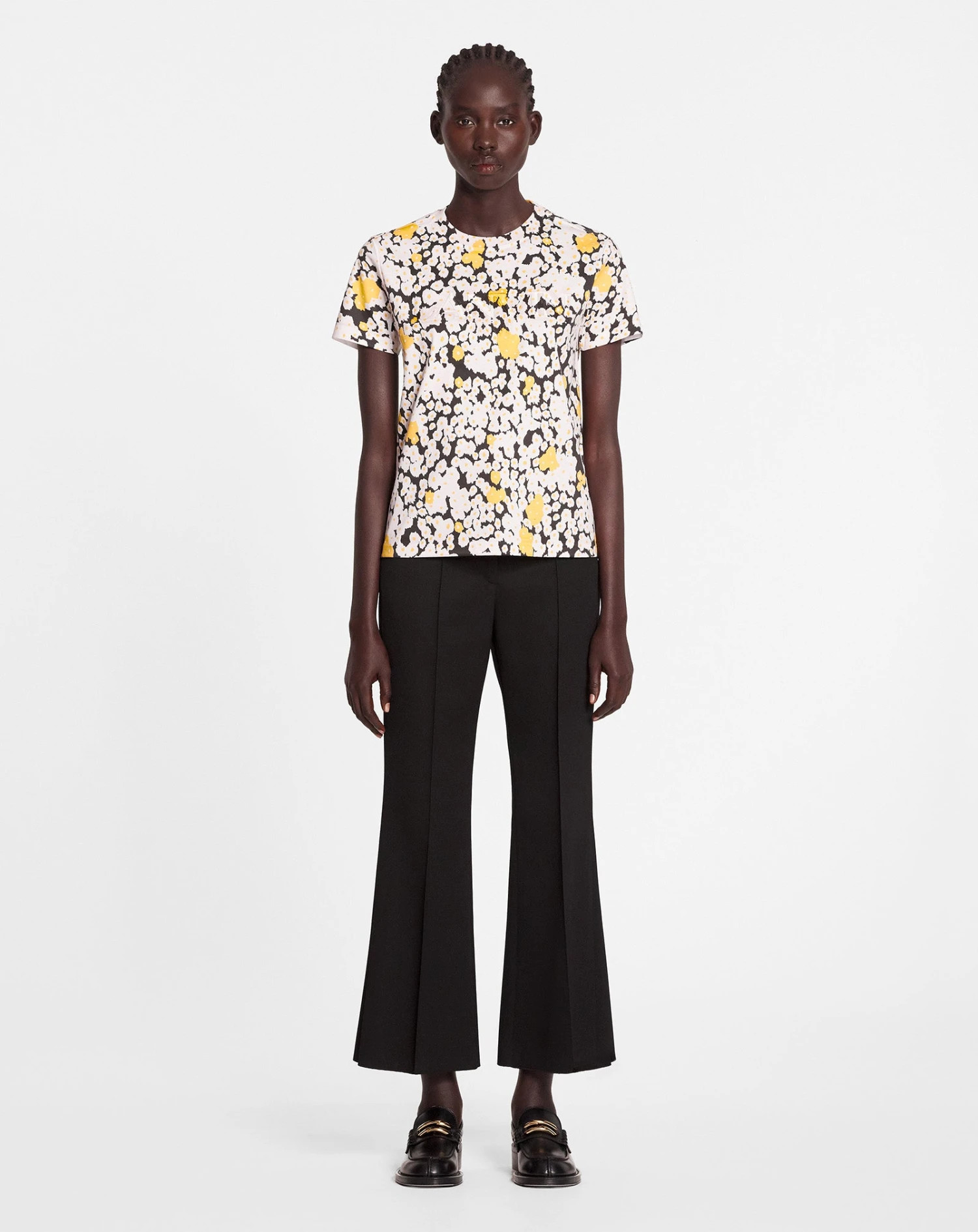 OVERPRINTED CLASSIC T-SHIRT WITH LANVIN PARIS EMBROIDERY 4 OVERPRINTED CLASSIC T-SHIRT WITH LANVIN PARIS EMBROIDERY - Image 2