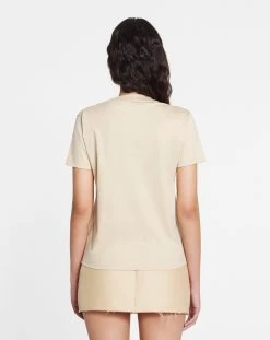 Lanvin CLASSIC CURB EMBROIDERED T-SHIRT -Lanvin Fashion rw ts0030 j207 e23081 d 353f0eea 997e 4efc 8dbd 356fbb3b72ef